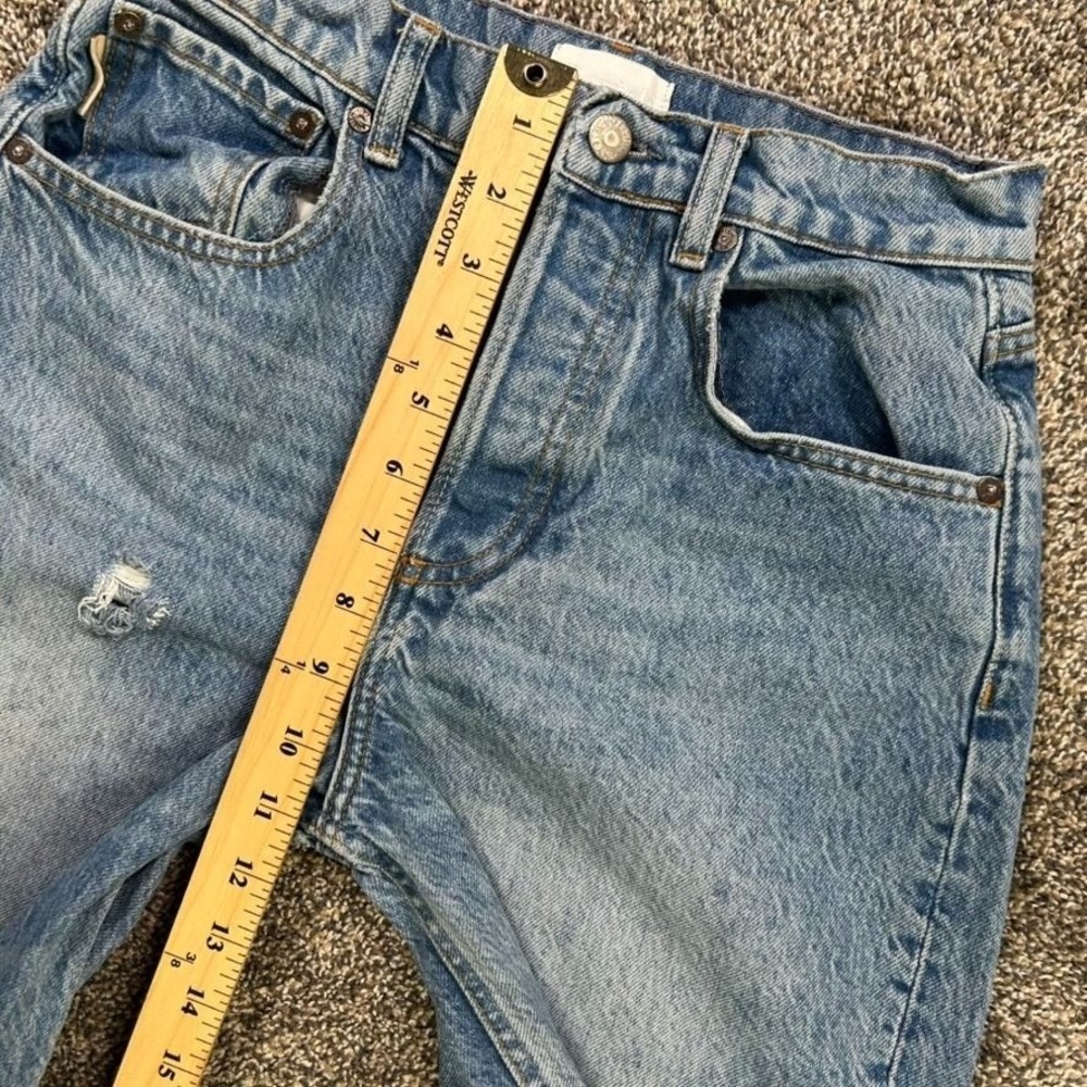 Boyish Ziggy Authentic Rigid Relaxed Fit Jeans Womens 25 Light Wash Denim - Picture 12 of 15